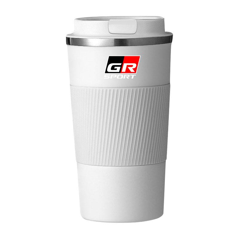 

Термос для кофе из нержавеющей стали с эмблемой GR Gazoo Racing, термокружка для Toyota Rav4 Corolla Camry Aqua Yaris Cross Auris white-GR
