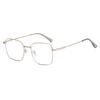 New Sven metal square small frame anti-blue flat glasses women's glasses frame men can be equipped with myopia HC