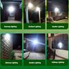 228LED výkonná LED solární lampa 4 pracovní režimy s pohybovým senzorem dálkové ovládání světlomet Venkovní zahradní dvorek vodotěsné nástěnné světlo