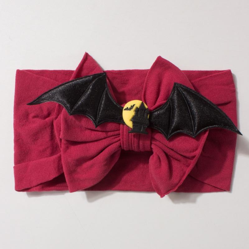 New Halloween Baby Headband, Cute Bat Children's Accessories, Nylon Elastic Funny Baby Hair Accessories