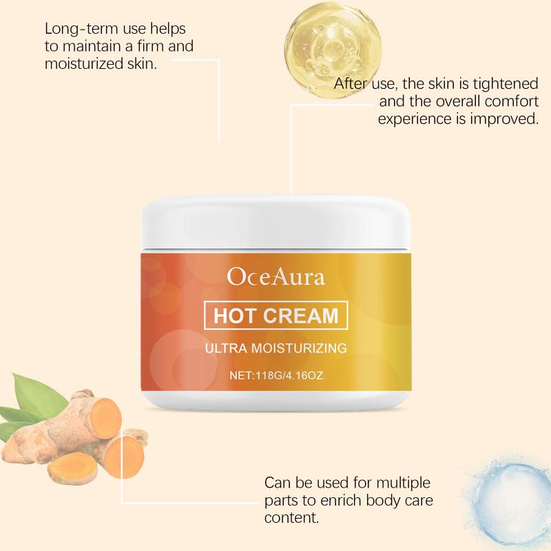 Body Fitness Muscle Training Cream 118g Heat Massage and Moisturizing Cream for Skin Nourishing Post Gym Exercise Use