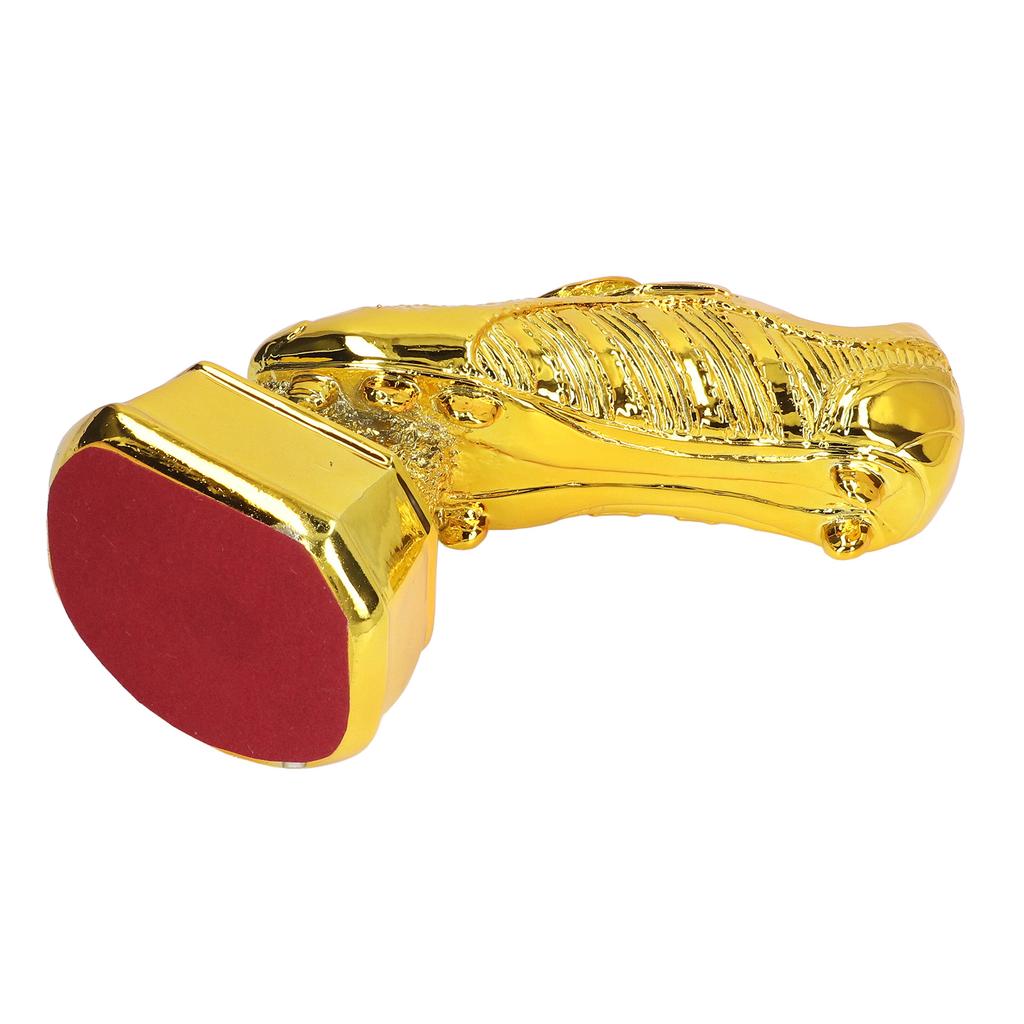Golden Boot Trophy Ornaments Resin Non Slip Bottom Football Best Shooter Award for Decoration
