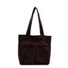 New large-capacity casual underarm bag tote bag simple versatile shoulder bag college student schoolbag