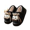 Cute Cotton Shoes Winter 2025 New Indoor Home Bag Heel Warm Plush Shoes Lightweight Soft Sole