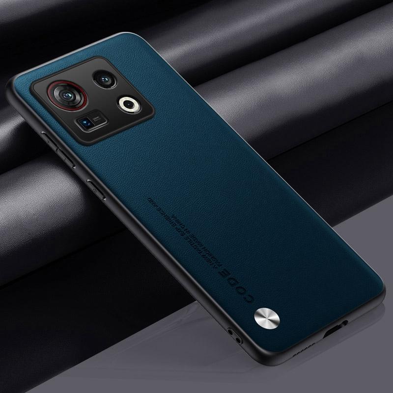 Luxus PU Lederhülle Für Nubia Z40S Pro Rückseite Matte Silikon Stoßfeste Schutz Handyhülle Für ZTE Nubia Z40S Pro 5G