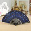 1PC Best Dance Wedding Party Lace Silk Folding Hand Held Flower Fan