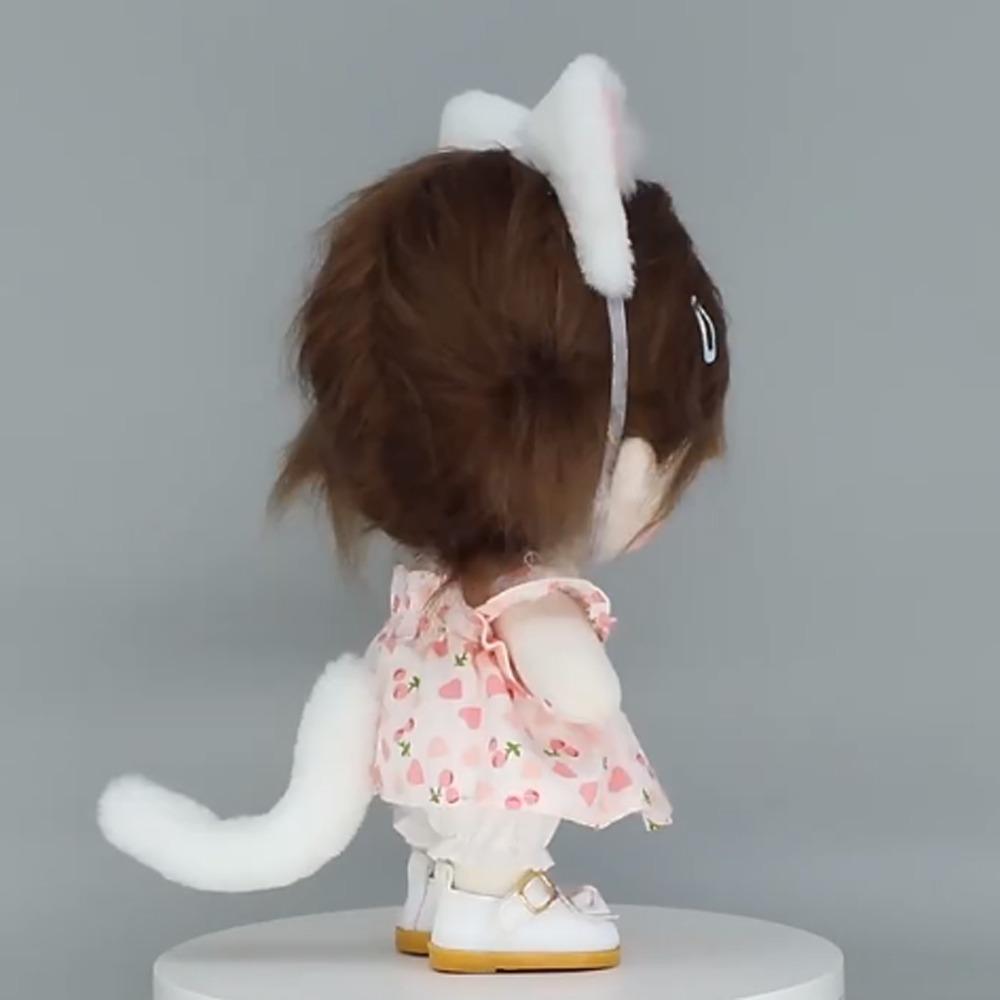 Cat Ear 20cm Plush Doll Headwear Headband Cotton Doll Animal Ear 20cm Cotton Dolls