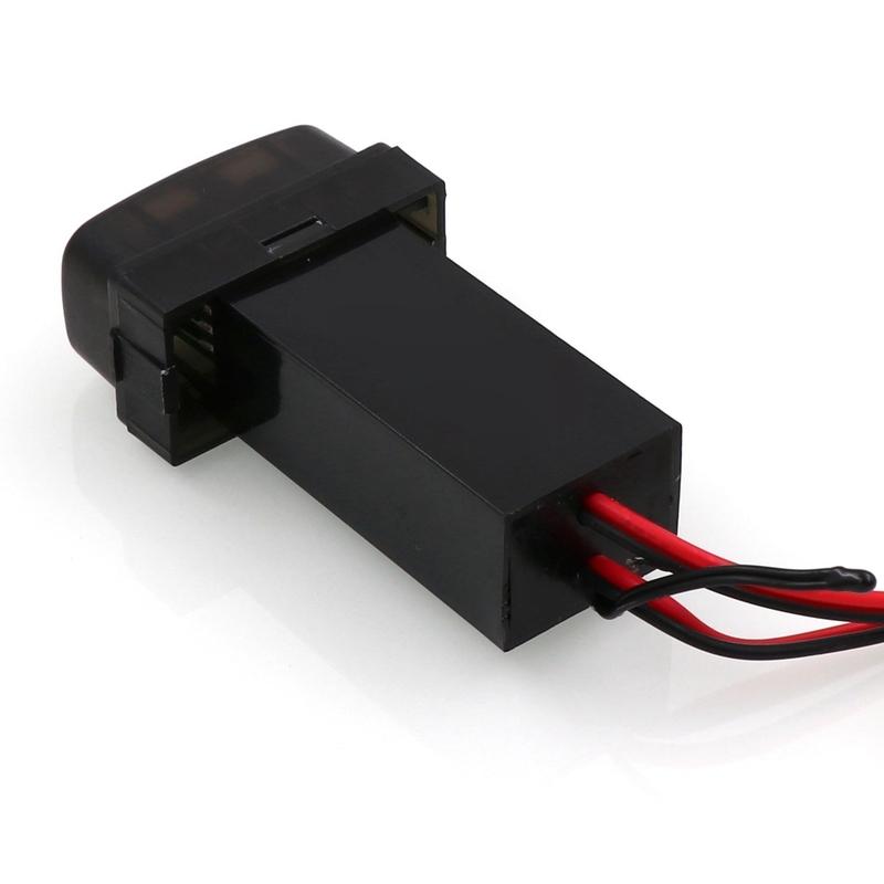 Durable-Car Digital Voltmeter Temperature Gauge 2 In 1 Voltage Temp LED Display Meter For Mitsubishi