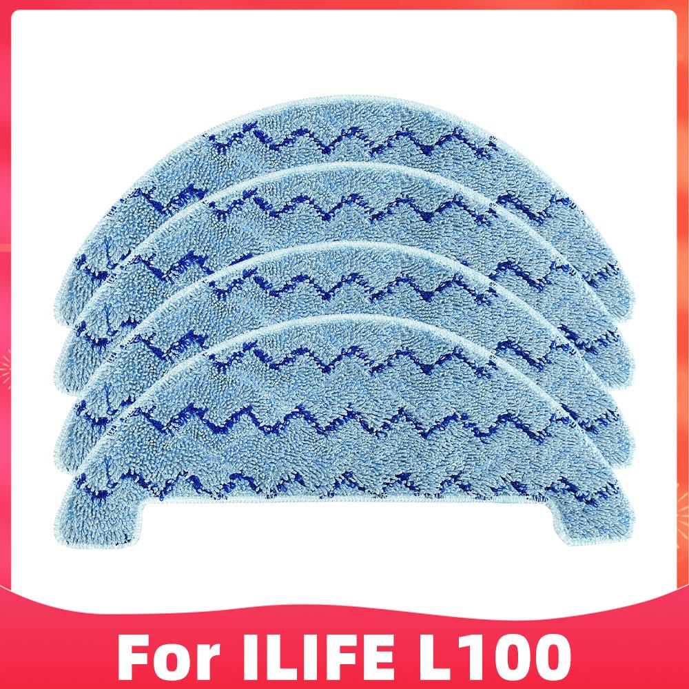 Replacement For ILIFE L100 / A10S / A80 Plus Robot Vacuum Cleaner Spare Parts Accessories Main Side Brush Mop Rag Cloth