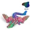 3D Printing 23Cm With Wings Crystal Dragon Gemstone Dragon Joint Movable Simulation Flying Dragon Creative Toy Decor Ornaments