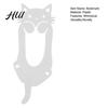 Cat Bookmark Cute Plastic Notebook Clip Marker Creative Funny Book Decor Animal Shape Functional Page Holder for Reading Unique Design