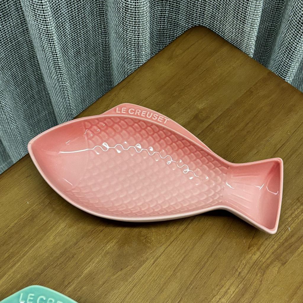 Französisch Kühlfarbe Keramik Fischteller, Gemüse Hohes Aussehen High-End Backteller, Geschirr Heimgebrauch Schüsseln