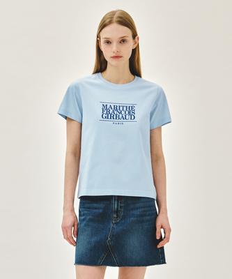 Malittepeulangsowajeobeo W Classic Logo Tee Ice Blue