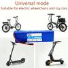 48V Electric Scooter Battery 13S2P 100Ah 18650 Lithium Pack For E-Bike Vehicle Motorcycle DIY BMS + 54.6V Charger