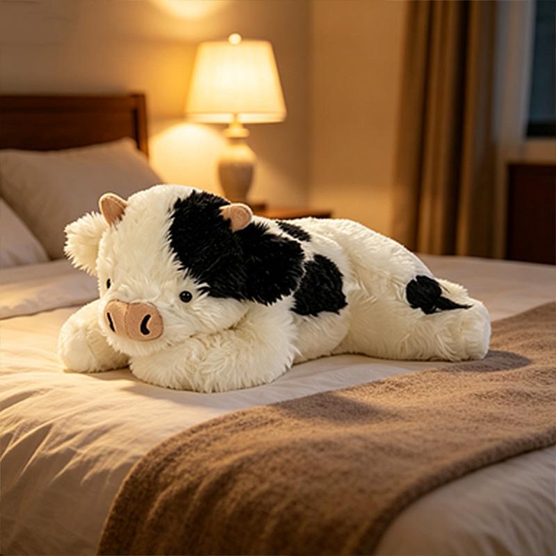 Cute Flower Cow Plush Toy Animal Home Decoration High-quality And Comfortable Children's Birthday Gift Companion Gift