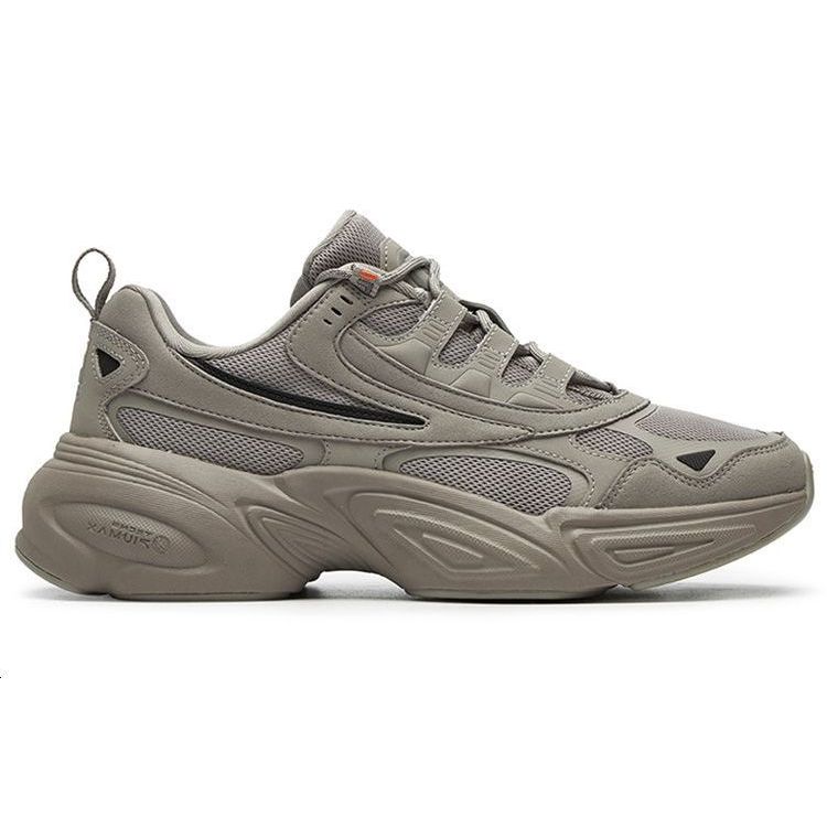 FILA Cube Fabric Synthetic Leather Low Top Casual Shoes Women sneakers Pigeon-Gray F12W216130FMD
