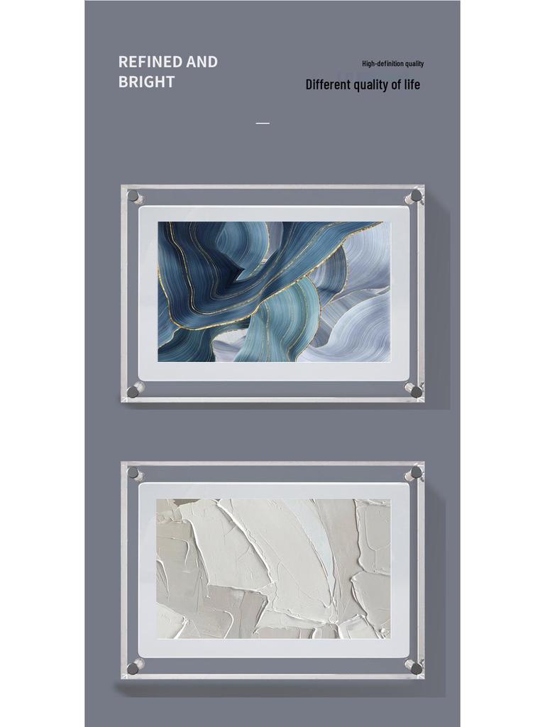 5" Acrylic Digital Photo Frame with IPS Screen and Media Player