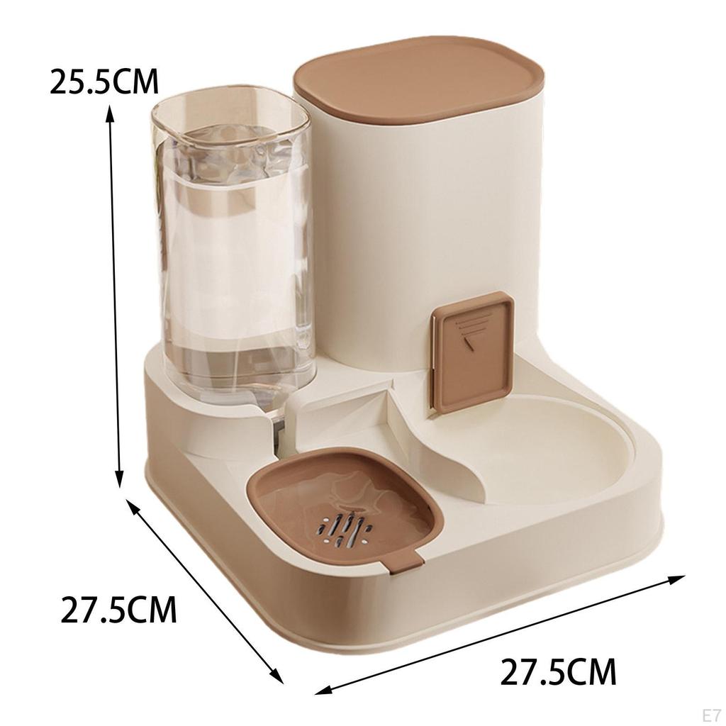 2 In 1 Gravity Pet Bowl, Dry Food Bowl And Watering Accessories for Cats, Kittens