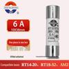 Zheng Rong 380V 100KA Ceramic Fuse Tube, 32A/10A/8641A, R015/RT14/RT18, 10x38mm.