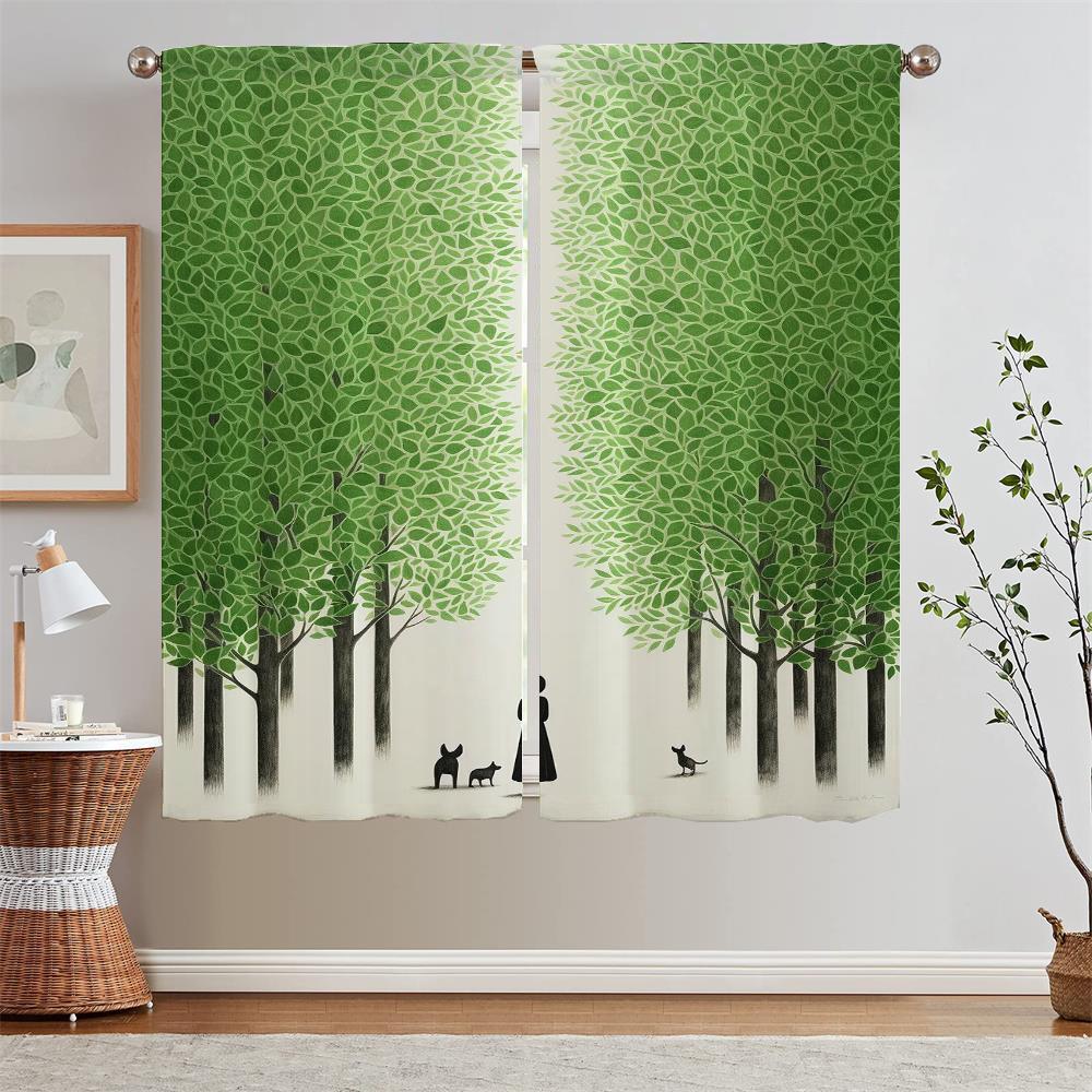 

Momo Иллюстрация1 Кухонные шторы Салон 2 штуки Элегантные комнатные шторы для дверей Дешевые вещи с бесплатной доставкой для дома Кружево W50xH70cmx2pcs-CL