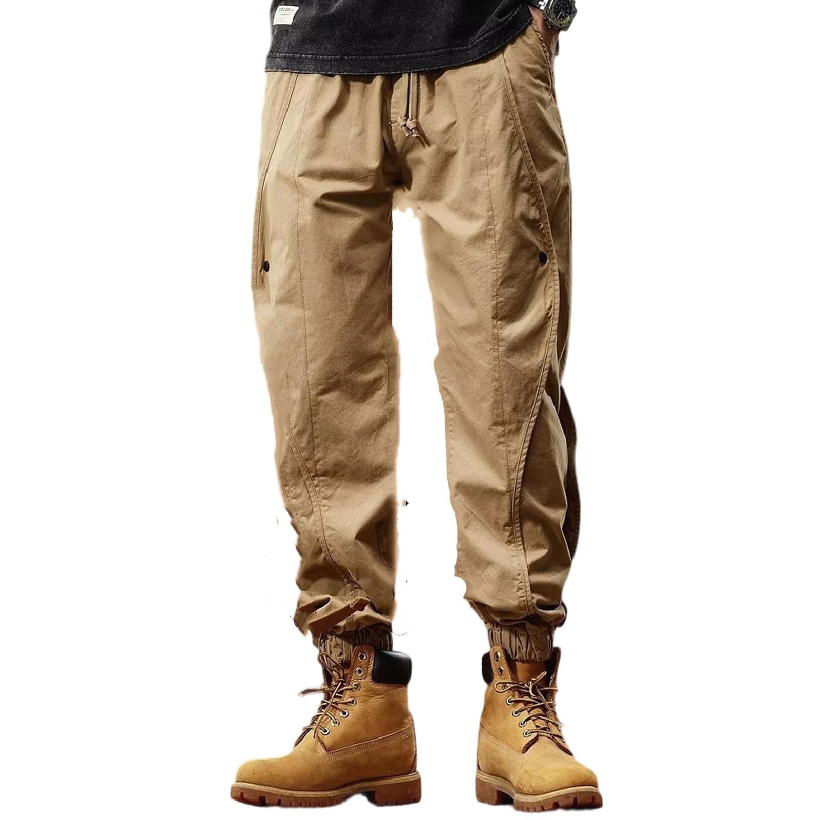 

Men s Sports Pants, Casual Pants, Multi Pocket Work Pants XXL хаки