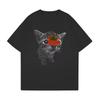 2026 Funny Cat Meme Tshirt Tomato Throwing Kitten Printed Tshirt Couples Tshirt Comfortable P
