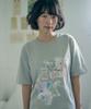 AMBLER Vintage Bear Graphic Short Sleeve T-Shirt As1314 (Green)
