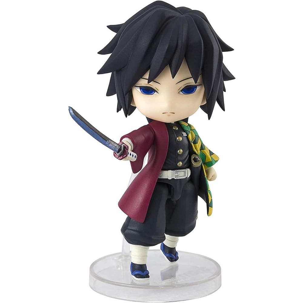 TAMASHII NATIONS Figuarts mini Клинок, рассекающий демонов Гию Томиока 90 мм ПВХ АБС Окрашенная фигурка