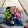 Personalized Custom Name Blanket - Dexter's Laboratory Print Design,Blanket for Sofa,Bed,Travel,Camping - Soft and Warm, Great Gift