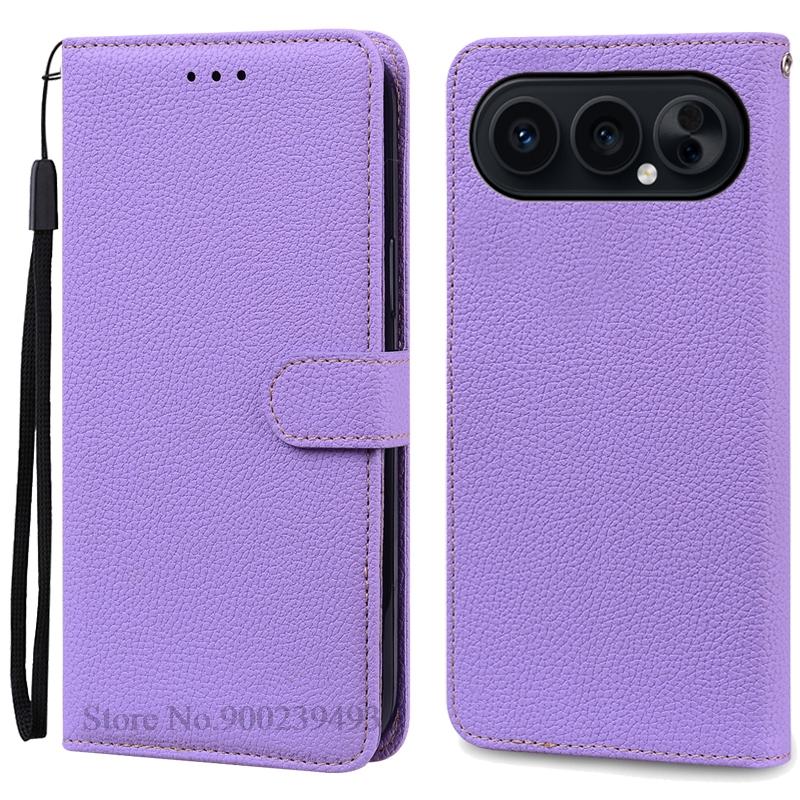 

For Honor 500 Case Honor 500 Pro Cover Wallet Leather Flip Case For Honor 500 Pro Case Stand Book Protective Phone Coque Fundas Honor 500 (500 Pro) світло-фіолетового кольору