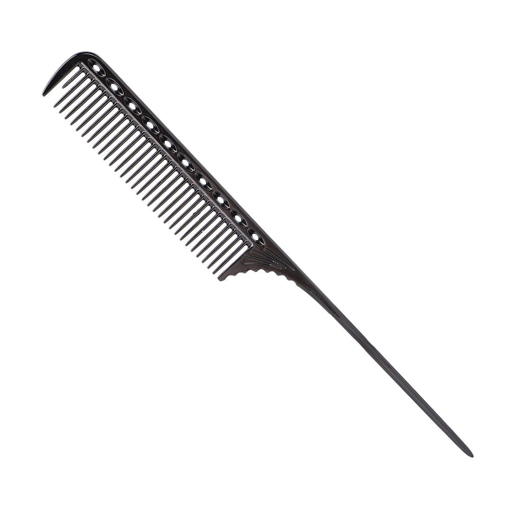Professional Rat Tail Hair Comb Salon Hairdressing Styling Comb Barber Aluminum Metal Comb