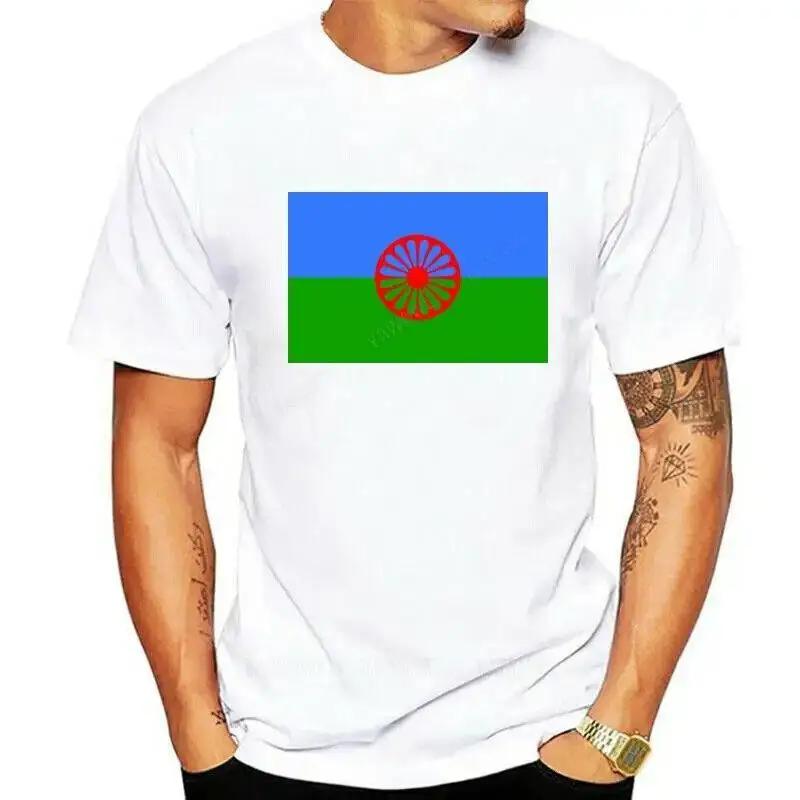 

New Arrived T Shirt Flag Manouche Woman Gypsy Rom People Of The Voy S разноцветный