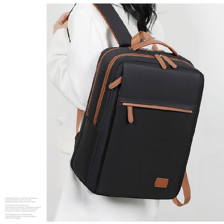 Practical School Bag Laptop Backpack with USB Charging Port Functional Daypacks