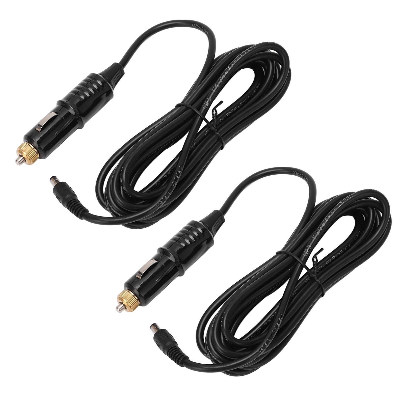 

2 шт. DC 12 В автомобильное зарядное устройство кабель питания шнур прикуривателя штекер для авто