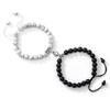 Natuurlijke Tijgeroog Steen & Legering Magnetische Koppelarmband - 2025 Bestseller