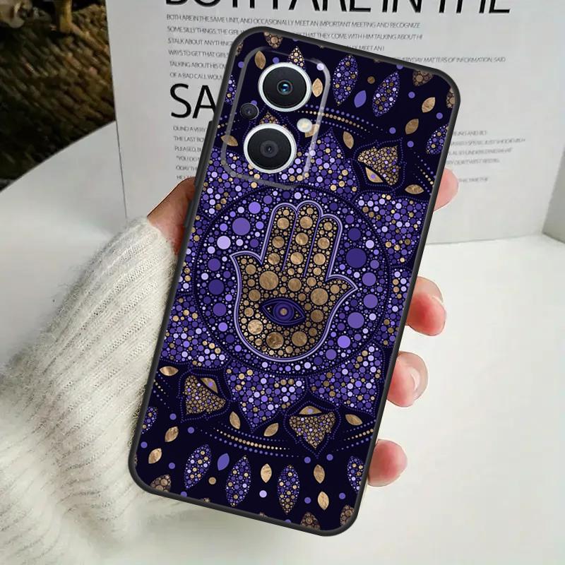 Hamsa Hand of Fatima Phone Case For OPPO Reno 14F 12F 12 11 13 F 10 Pro 8T 7 8 Lite OPPO Find X9 X8 X6 X5 Pro Cover