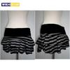 Mini Saia Color Block Listrada Sexy Y2K Para Mulheres Estilo de Rua Coreano Japonês Nicho Versátil Linha A Moda