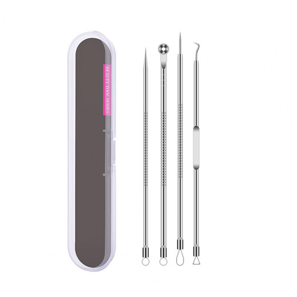 Blackhead Remover Kit Stainless Steel Acne Needle Tweezers Set for Facial Cleansing Tools Professional Pimple Popping Tools