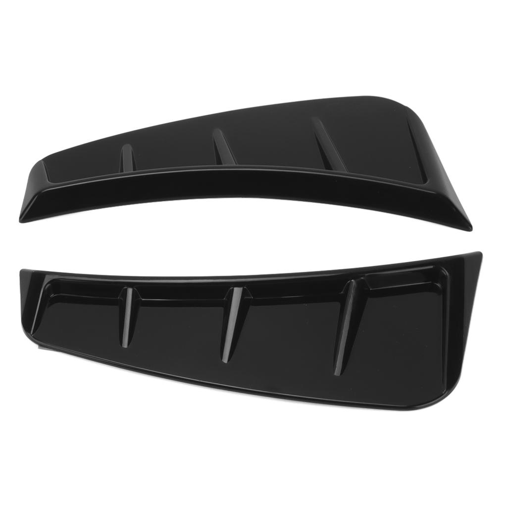 Side Marker Air Wing Vent Cover Trim ABS Glossy Black ABS Universal Exterior Accessories for Car