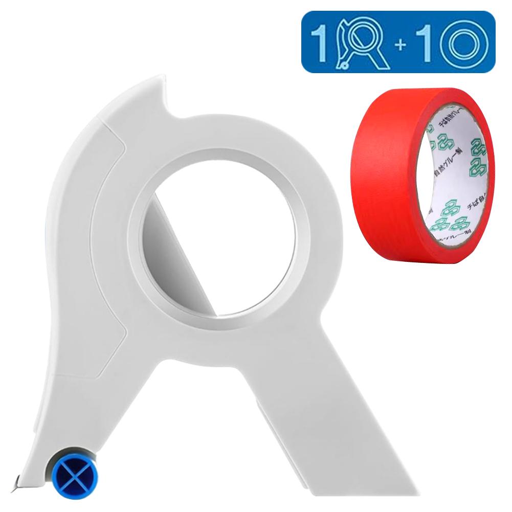 New Painter Masking Tape Applicator Dispenser Machine Adhesive Tape with Tape Cutting Tool for Repair and Beautify Crack in Tile