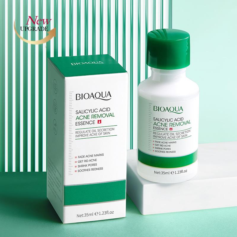 BIOAQUA Salicylic Acid Acne Removing Essence Face Serum Skincare Moisturizing Repairing Acne Treatment Facial Serum Skin Care