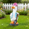 Outdoor Resin Duck Sculpture Weather Resistant Garden Decoration Suitable For Park Nurseries And Kindergarten 55KF