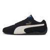 Speedcat Unisex Leather Anti-slip Lightweight Low Top Running Shoes Black Grey 307171-01