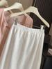 High-Waisted Embroidery Tassel Lace Midi Skirt for Women, Spring/Summer 2026: Slimming, Elegant, Hip-Hugging, Straight-Leg Design