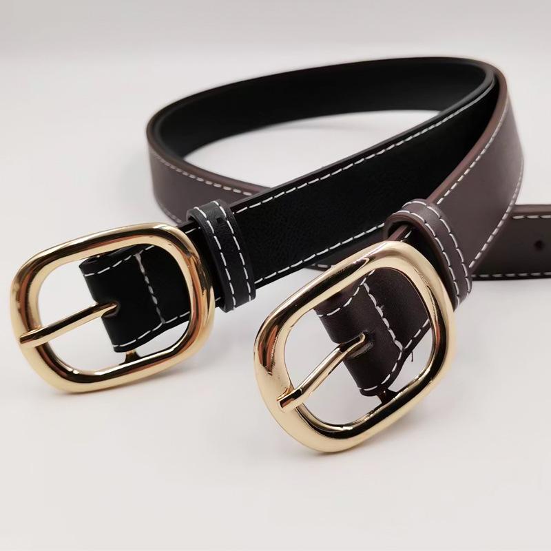 Women's Jeans Belt with Casual Simple Women's Belt Korean Style Dress Decorative Belt