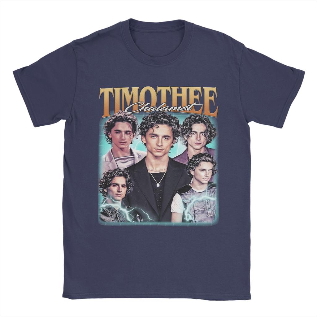 Timothee Chalamet American Actor TShirt for Men  Novelty 100 Cotton Tee Shirt Crew Neck Short Sleeve T Shirt Plus Size Clothes
