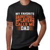 Mein Lieblings-Basketballspieler nennt mich Papa T-Shirt Oberteile Anime-T-Shirt Oversize-T-Shirt Herren
