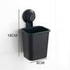 Black Bathroom Tooth Brush Holder Wall Mounted for Toothbrush Storage Organizer