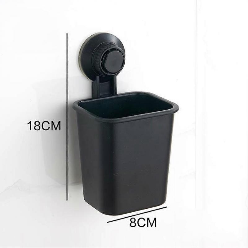 Black Bathroom Tooth Brush Holder Wall Mounted for Toothbrush Storage Organizer