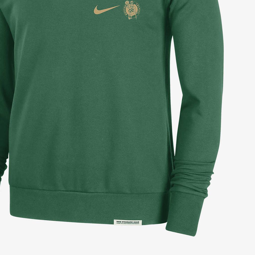Nike Dri-FIT NBA Boston Celtics Letter Crew Neck Casual Long Sleeve Sweatshirt Men Sweatshirt Green FD8648-312
